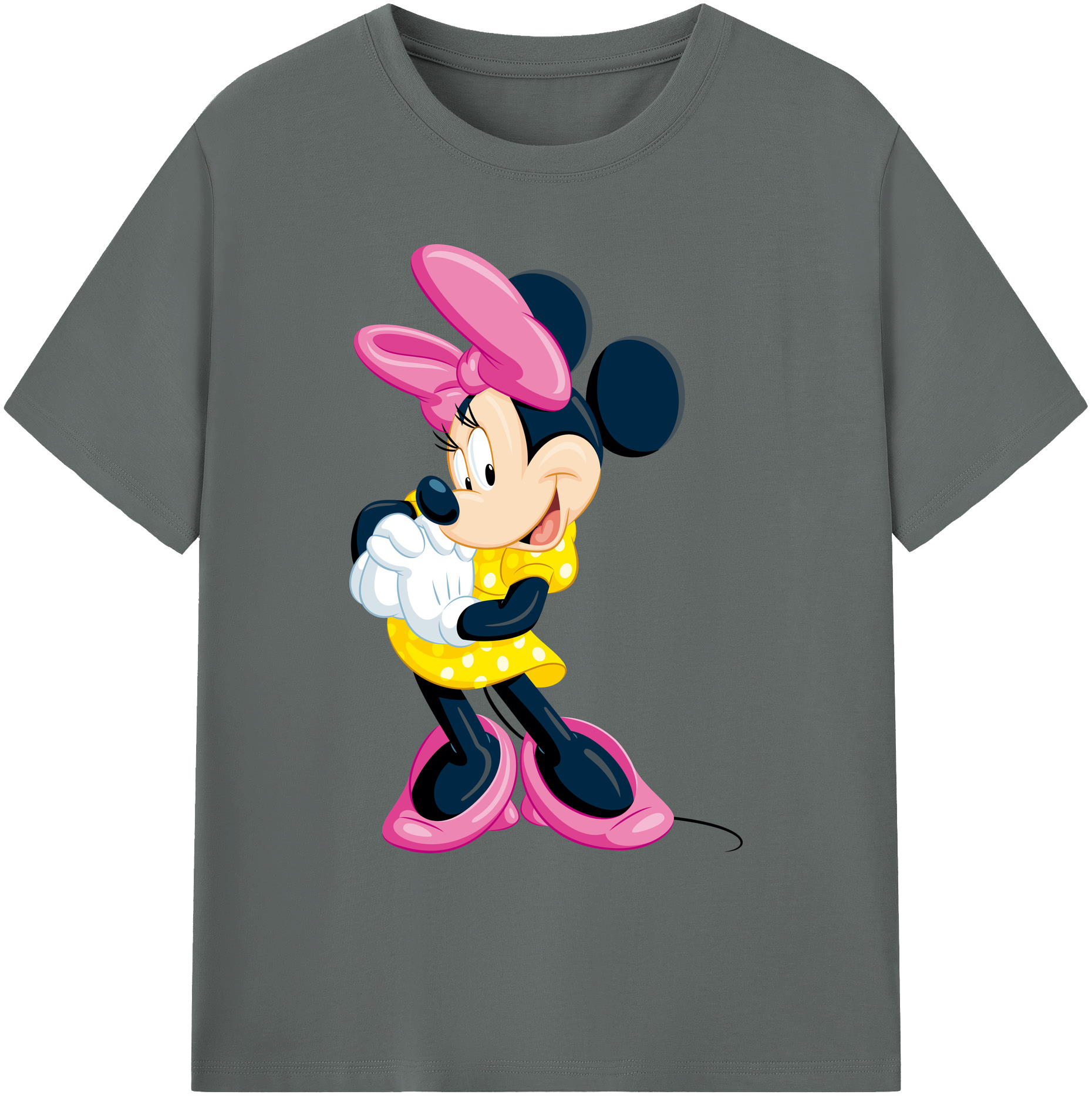 ミッキーマウス Mickey Mouse 綿100％ メンズ半袖Tシャツ｜肌触りやわらか＆通気性